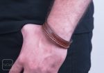 دستبند-چرم-مردانه-کد-0341228