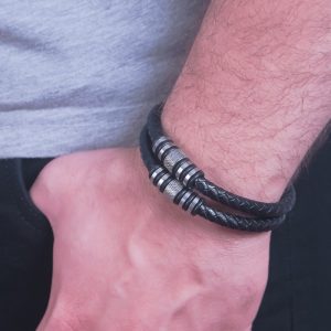 دستبند-چرم-مردانه-کد-0341235