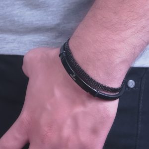 دستبند-چرم-مردانه-کد-0341237