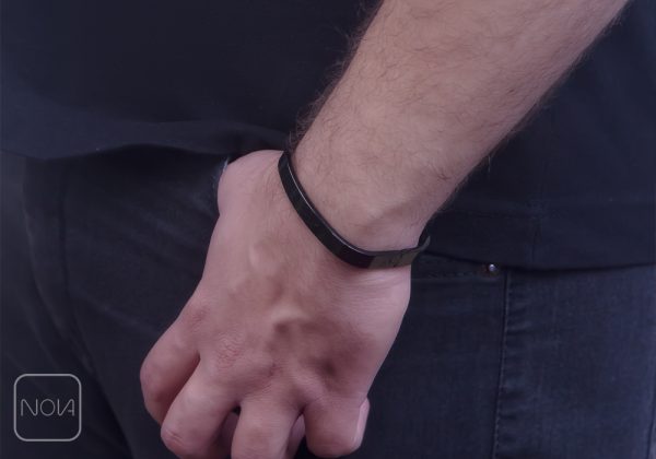 دستبند-استیل-مشکی-مردانه