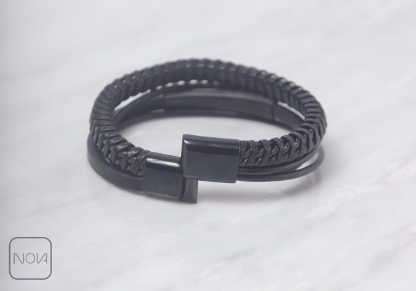 دستبند-چرم-مردانه-کد-0341246