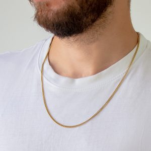گردنبند-مردانه-استیل-کارتیر-کد-021111