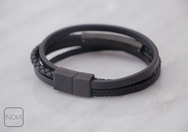 دستبند-چرم-مردانه-کد-0341249-1