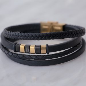 دستبند-چرم-مردانه-کد-0341243-11