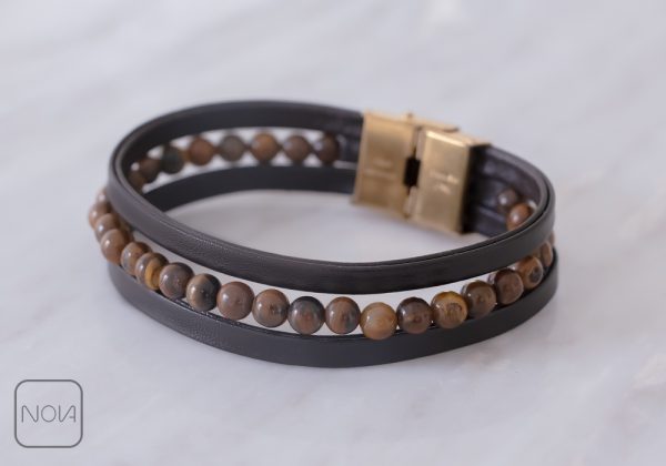 دستبند-چرم-مردانه-کد-0341253-1