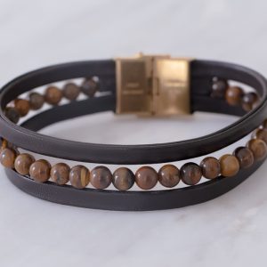 دستبند-چرم-مردانه-کد-0341253-2