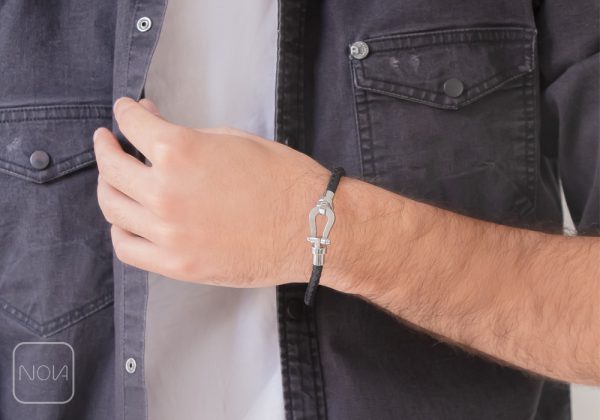 دستبند-چرم-مردانه-کد-0341258-1