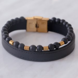 دستبند-چرم-مردانه-کد-0341262-1