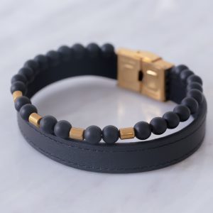 دستبند-چرم-مردانه-کد-0341262