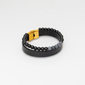 دستبند-چرم-مردانه-کد-0341275