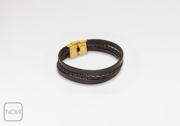 دستبند-چرم-مردانه-کد-0341277-1