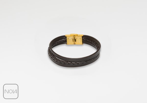دستبند-چرم-مردانه-کد-0341277