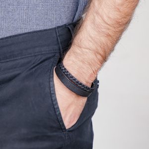 دستبند-چرم-مردانه-کد-0341280-2